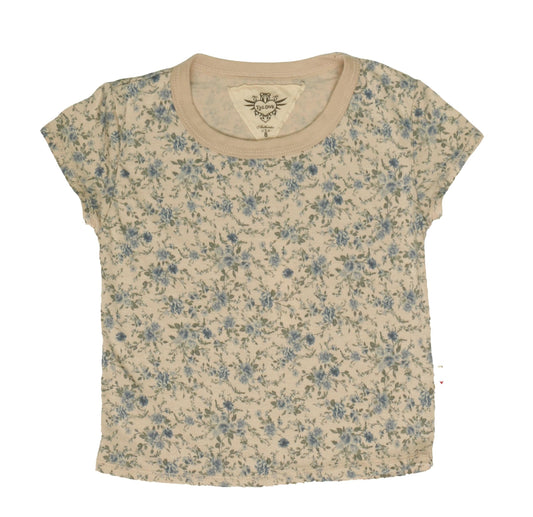 Signature Cap Sleeve Tee (Ditzy Florals Pattern)