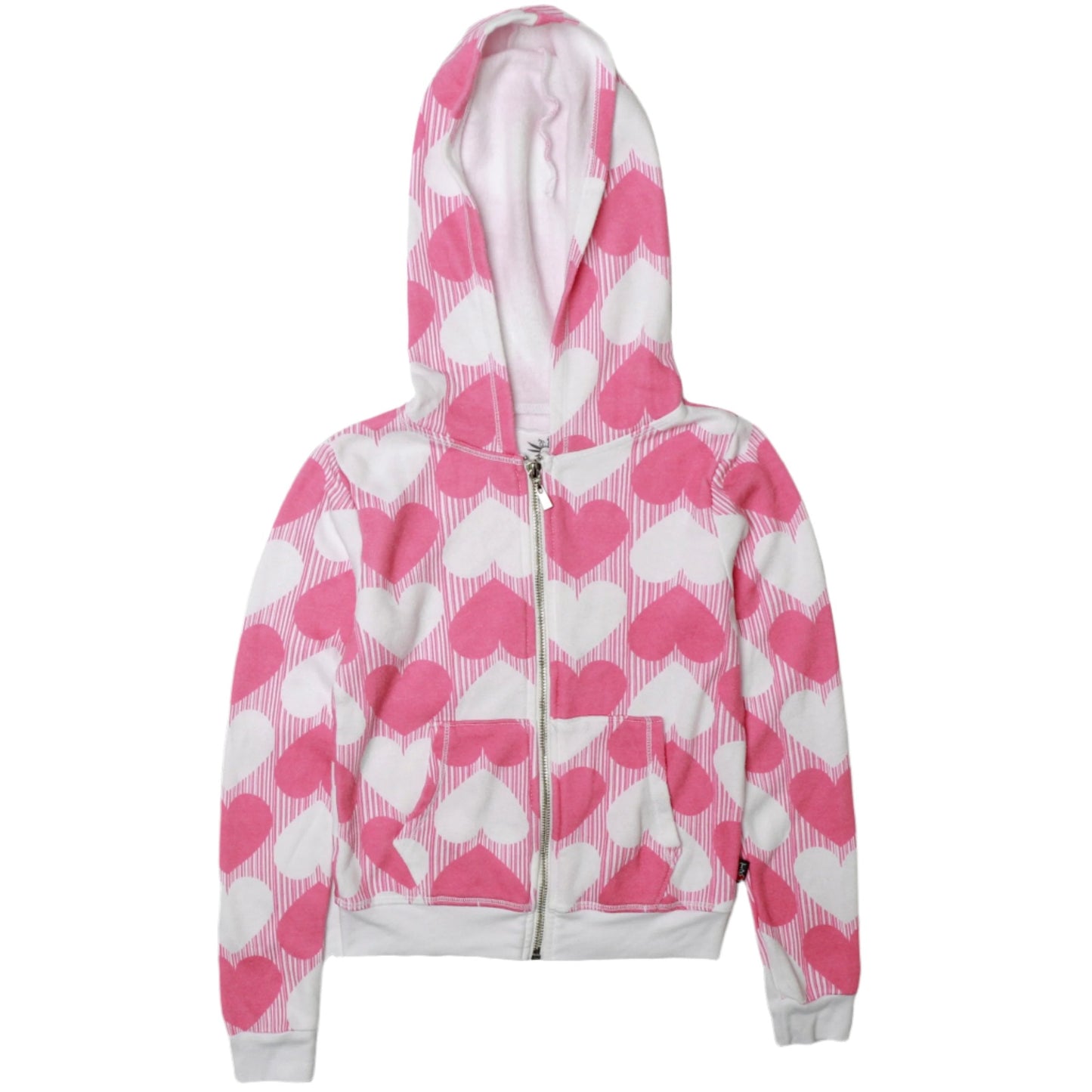 Hooded Jacket (Hearts Pattern)