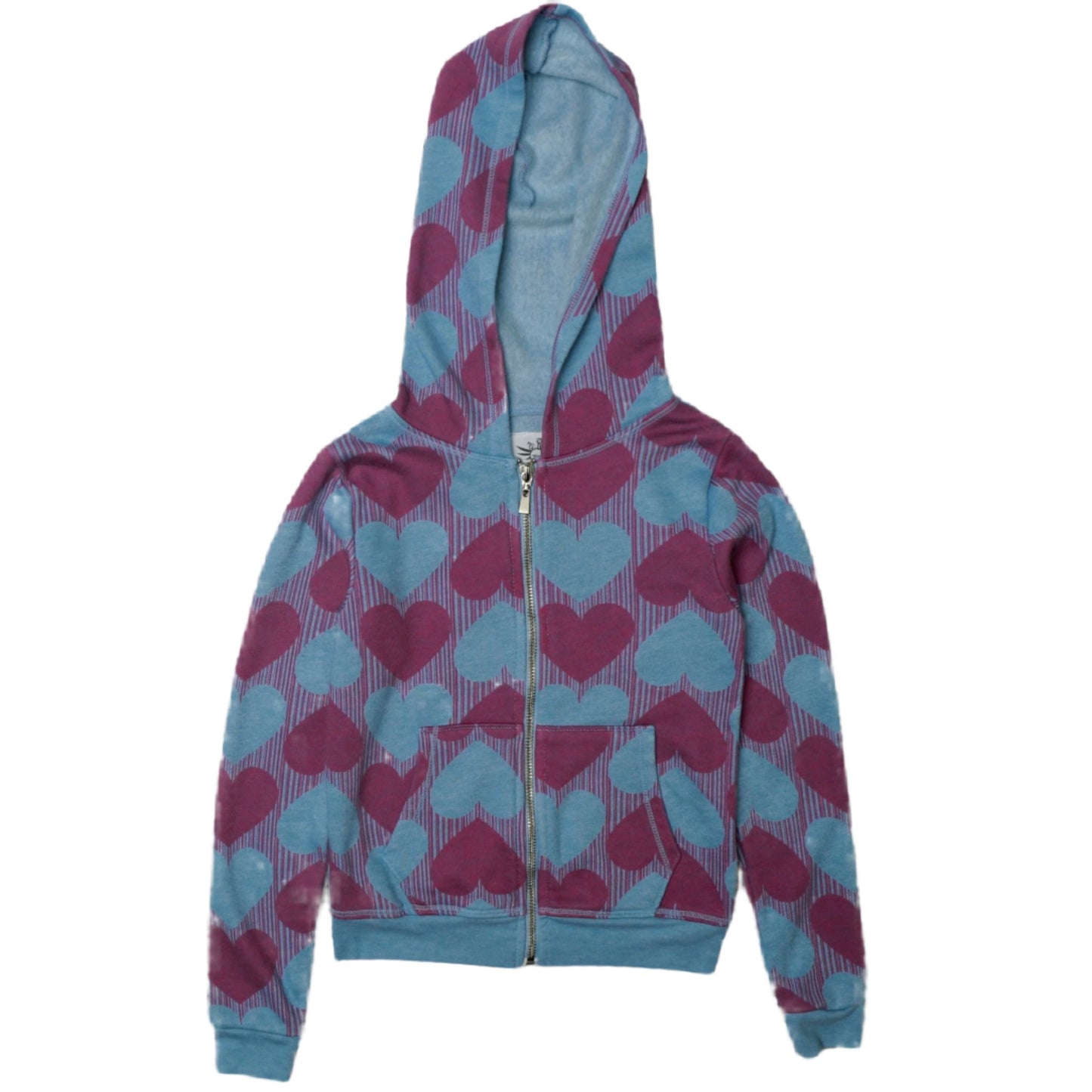Hooded Jacket (Hearts Pattern)