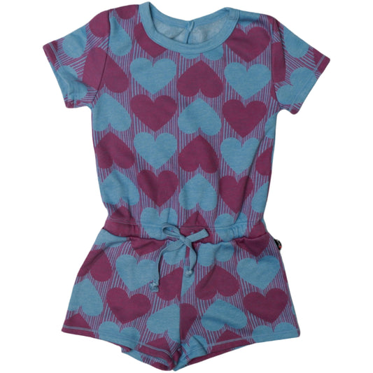 Easy Romper (Hearts Pattern)