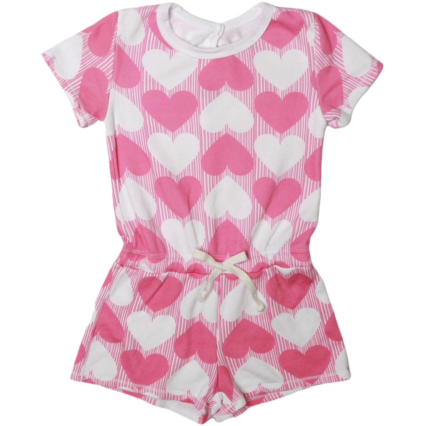 Easy Romper (Hearts Pattern)