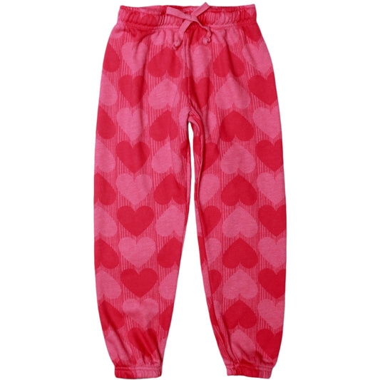 Heather Athletic Pants (Hearts Pattern)