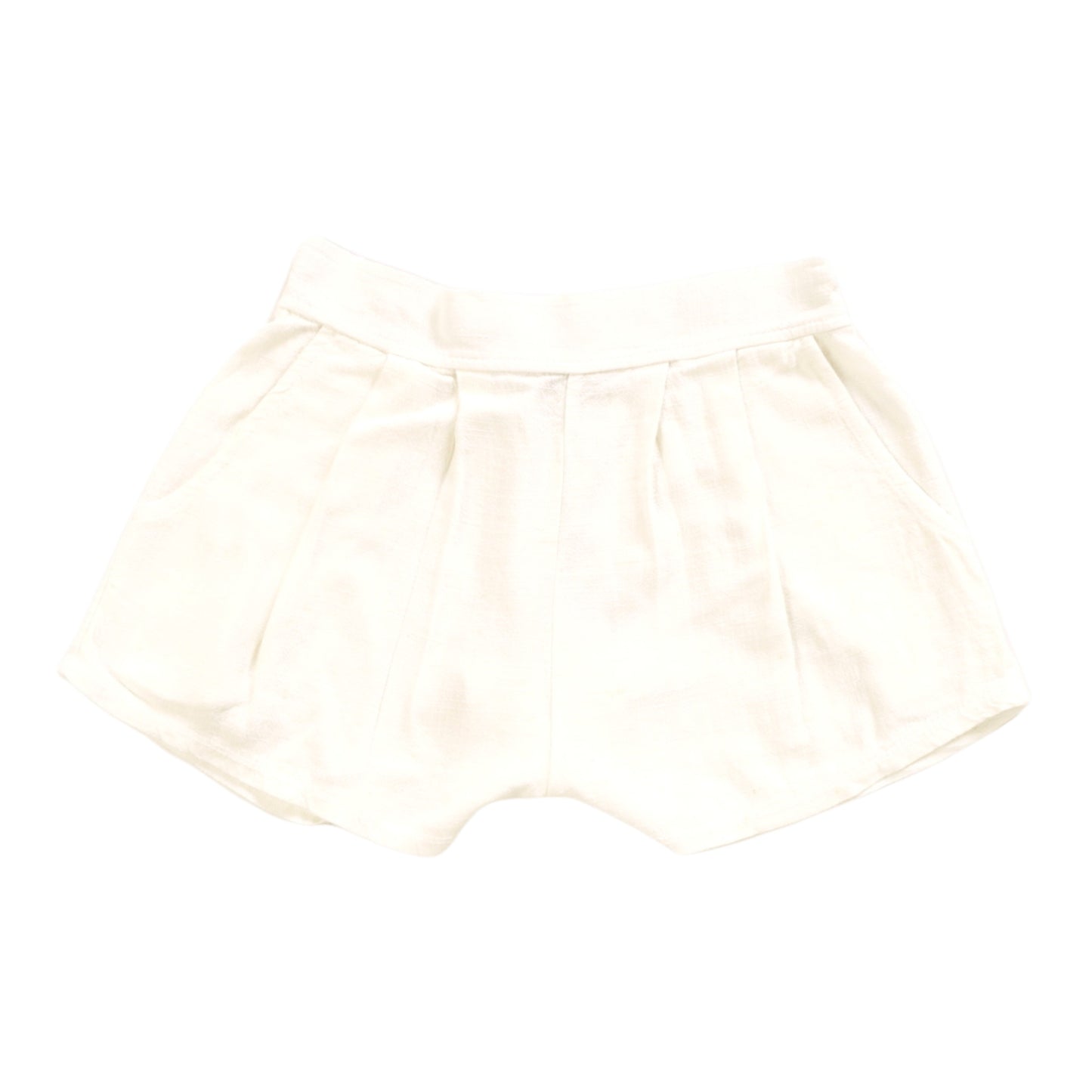 Pleated Front Shorts