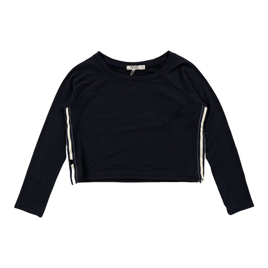 Long-Sleeved Shirt with Sports Trim
