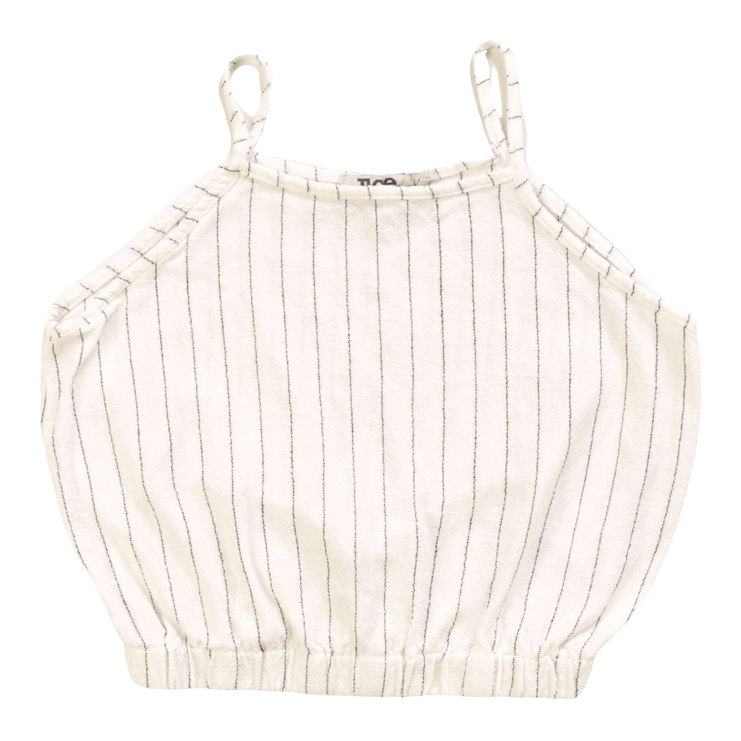 Elastic Waist Cami Top (Vertical Stripes)