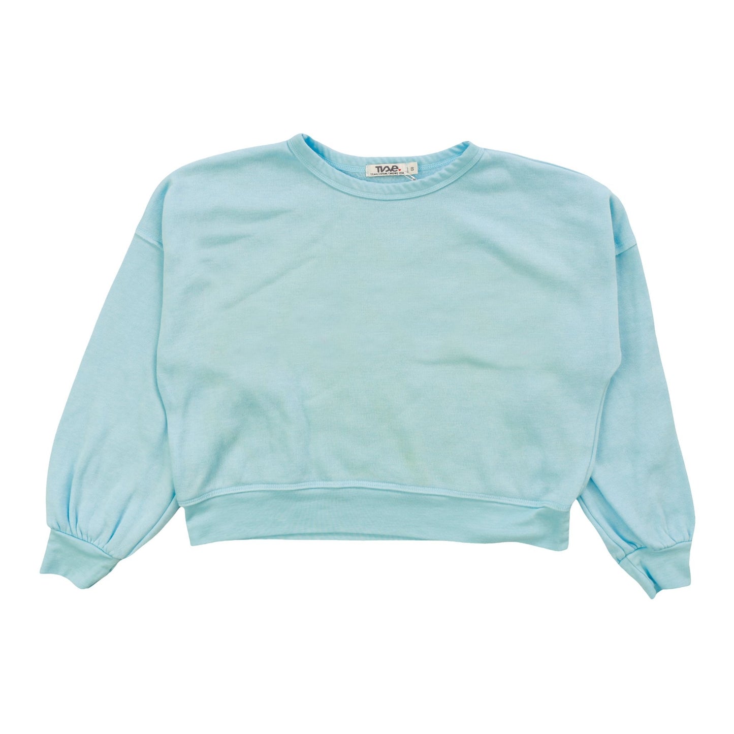 Heather Balloon-Sleeve Pullover