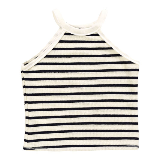 Halter Tank (Black Stripes Pattern)