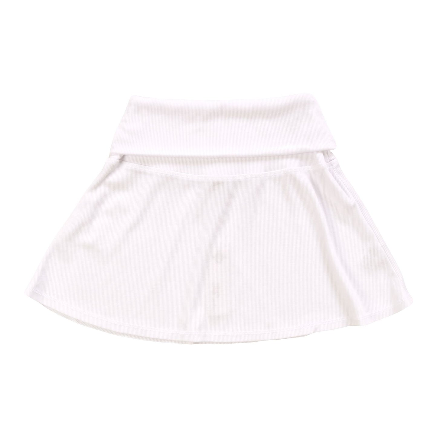 Heather Foldover Skirt