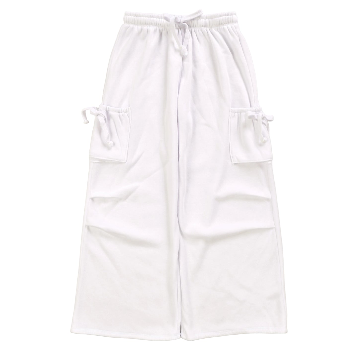 Heather Pleated Cargo Pants