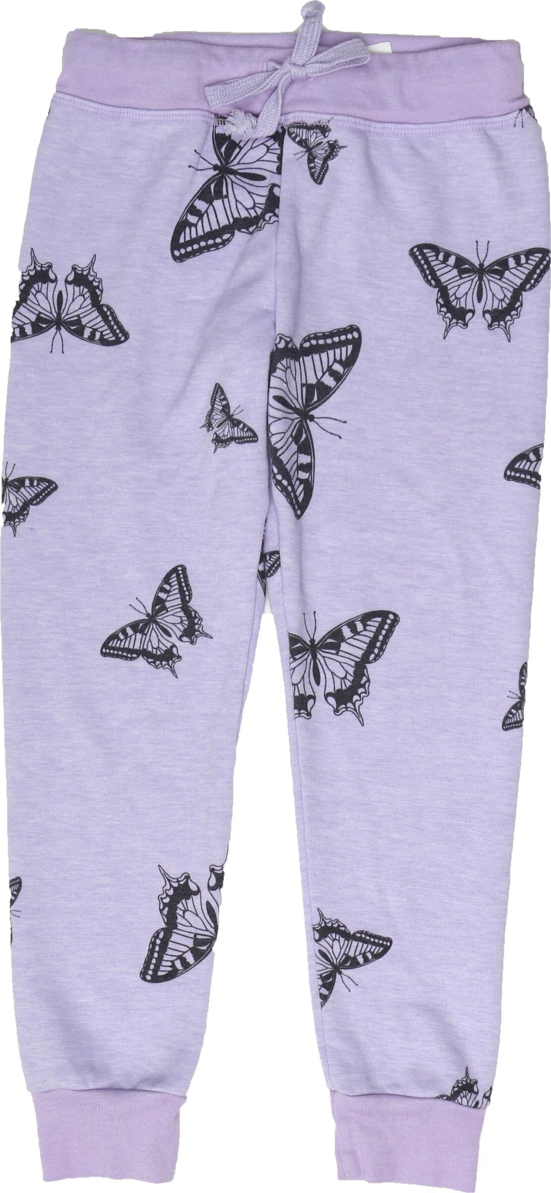 Cuffed Jogger Pants (Butterflies Pattern)