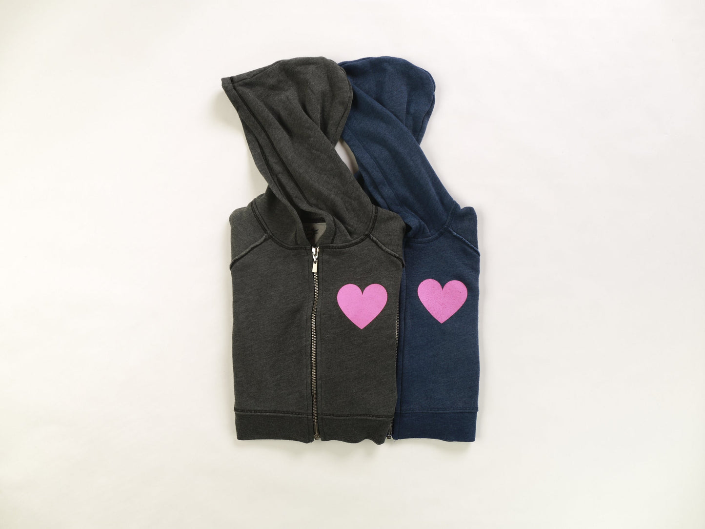 Signature Hooded Jacket & Athletic Pants Set (Mini Pink Heart Print)