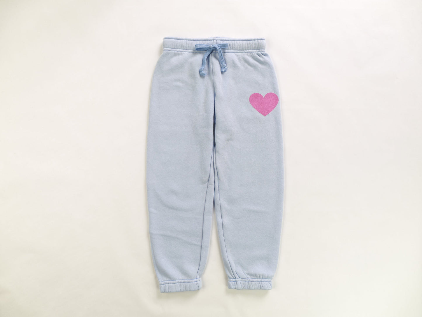 Hooded Jacket & Athletic Pants Set (Mini Pink Heart Print)