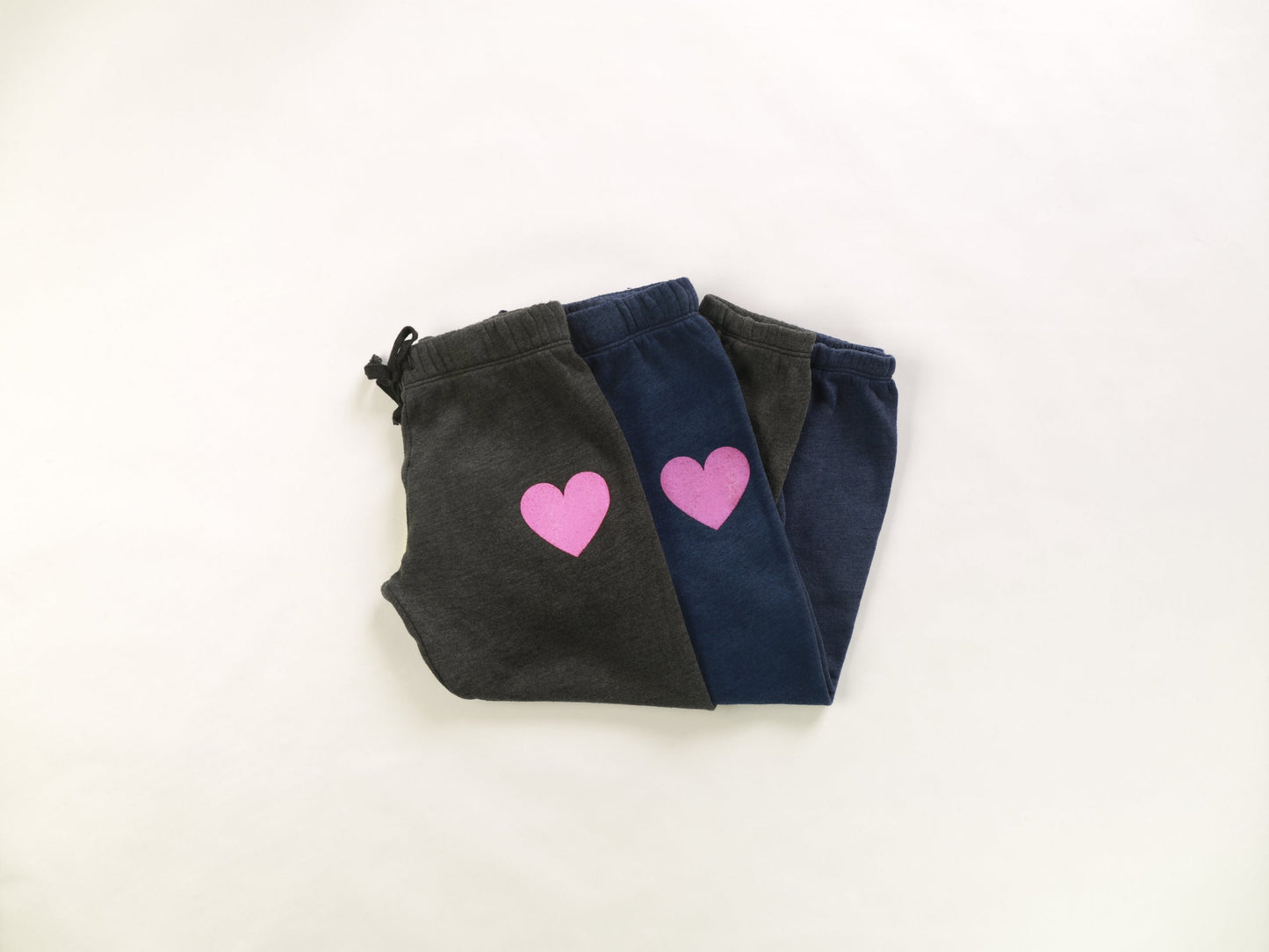 Signature Hooded Jacket & Athletic Pants Set (Mini Pink Heart Print)