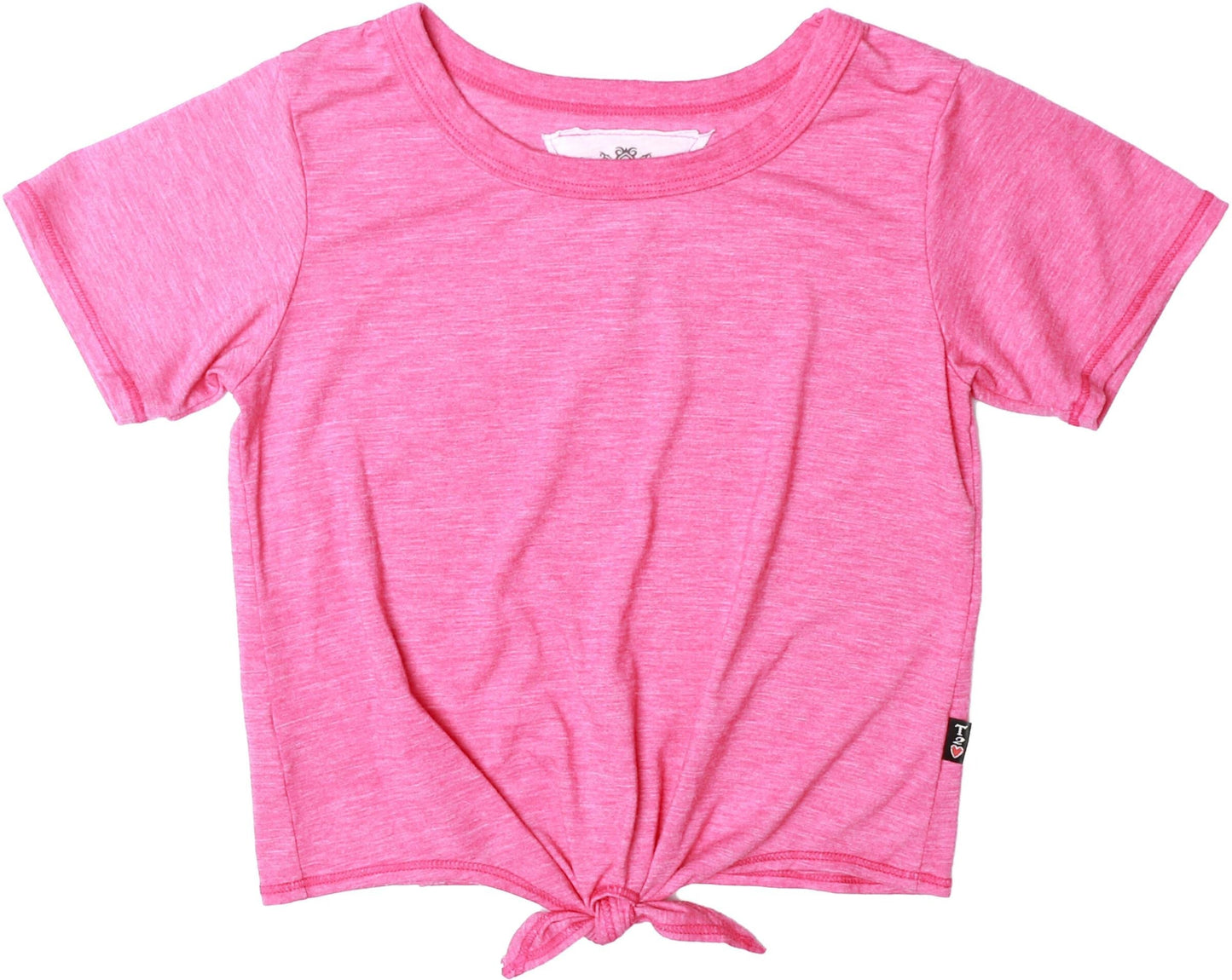 Heather Tie-Front Tee