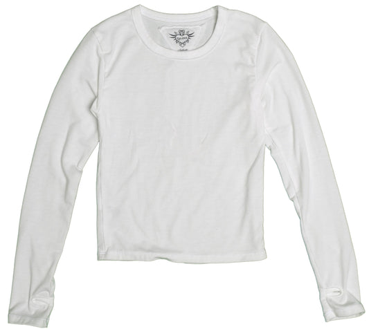 Heather Signature Long-Sleeved Shirt with Thumbholes