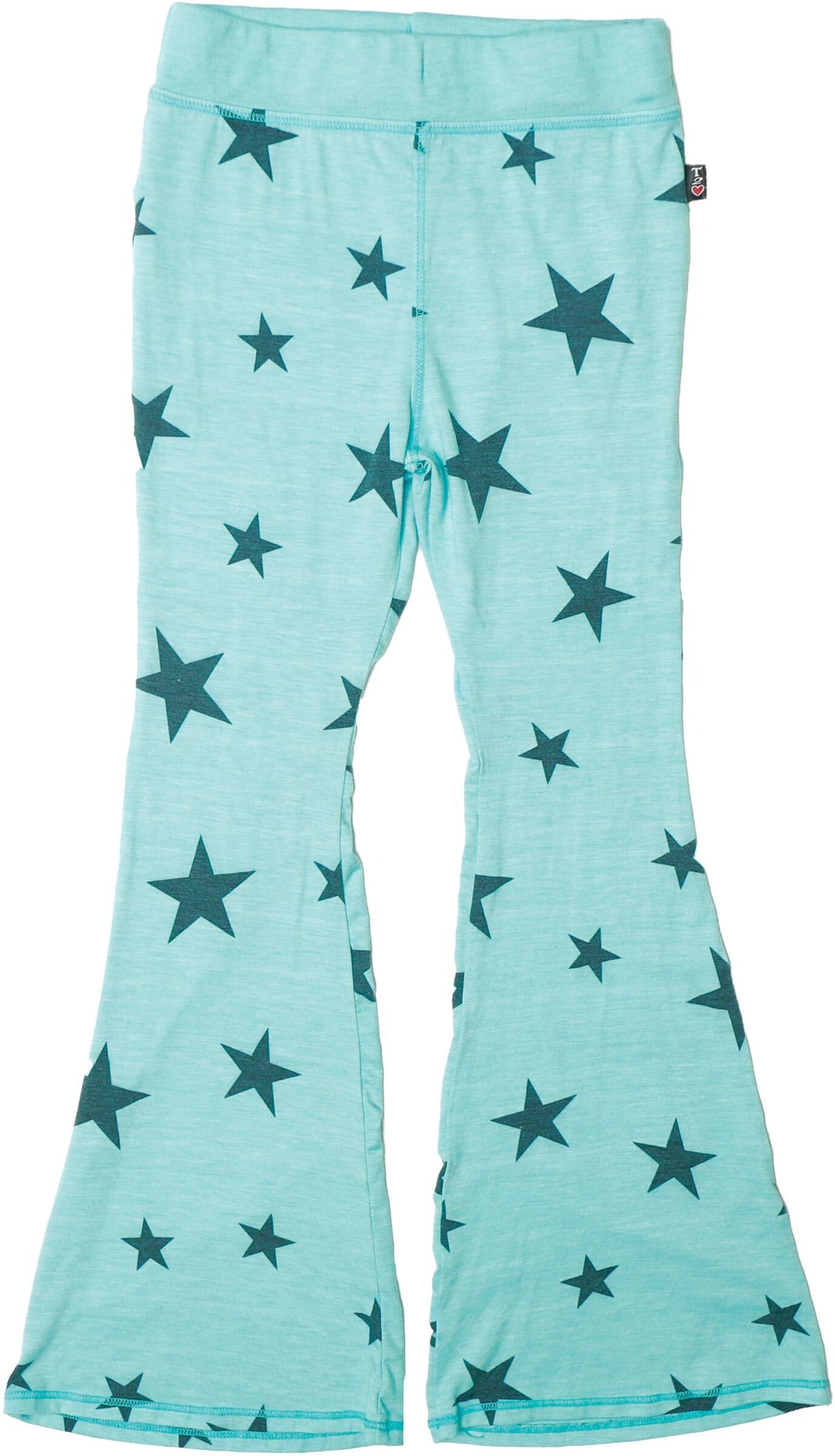 Flare Pants (Charcoal Stars Pattern)
