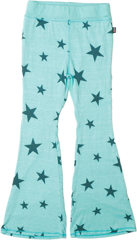 Flare Pants (Charcoal Stars Pattern)