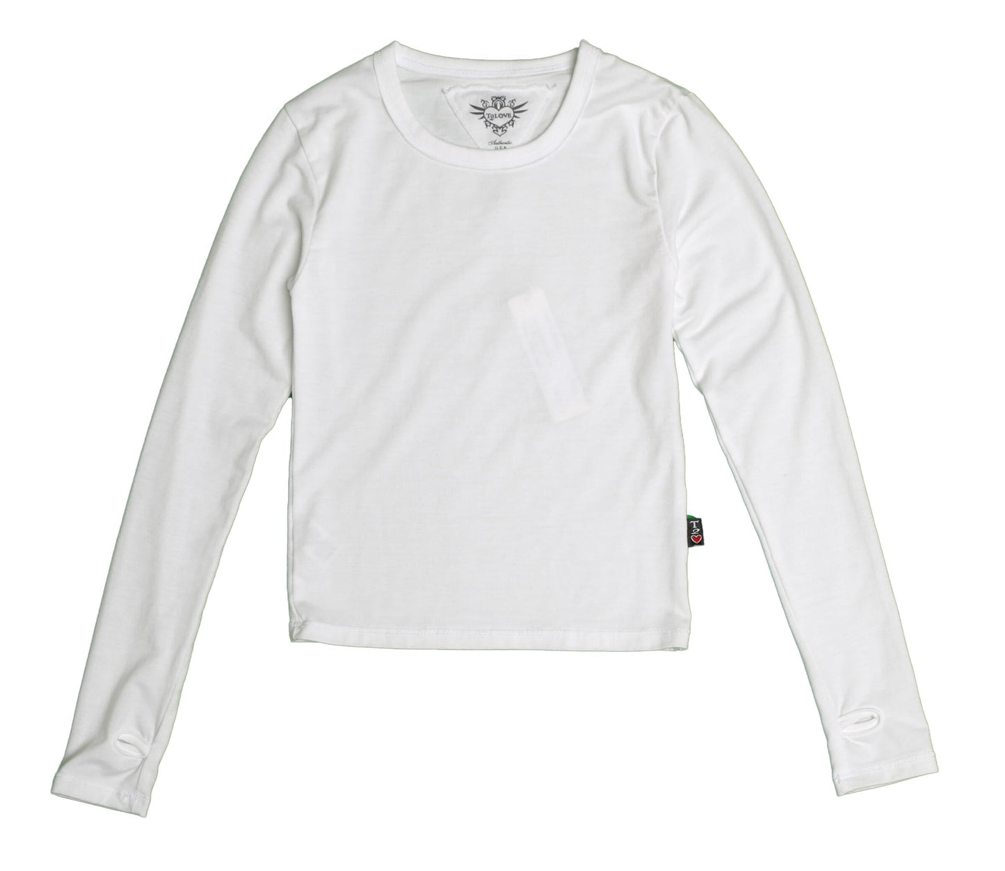 Heather Classic Long-Sleeved Shirt with Thumbholes