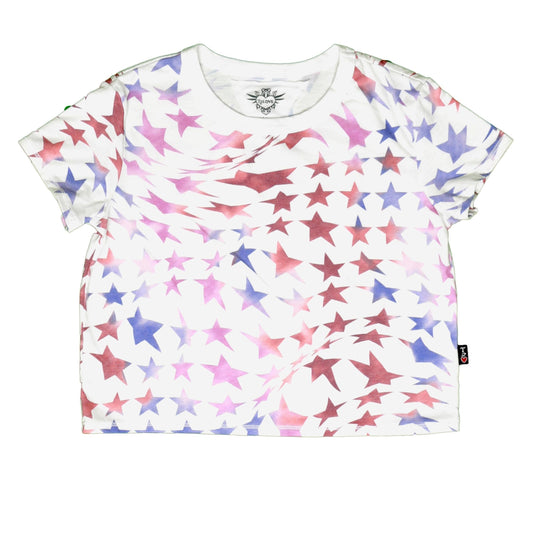 Boxy Top (Psychedelic Stars Pattern)