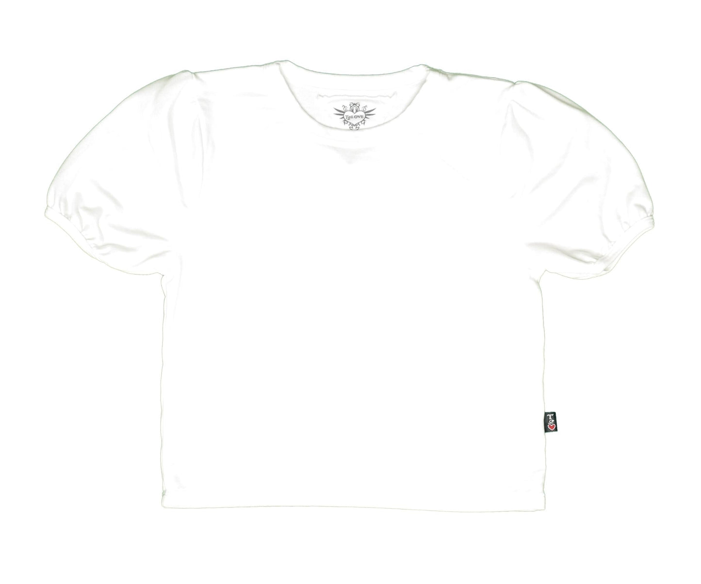 Heather Puff-Sleeve Tee