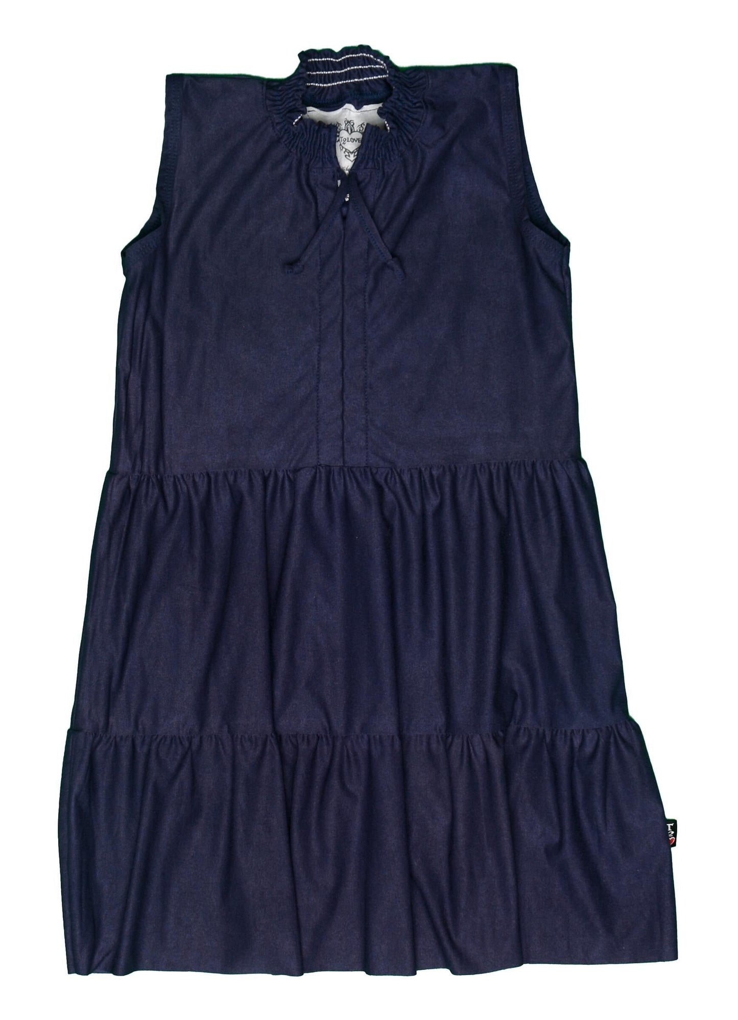 Sleeveless Tiered Dress (Microsuede)