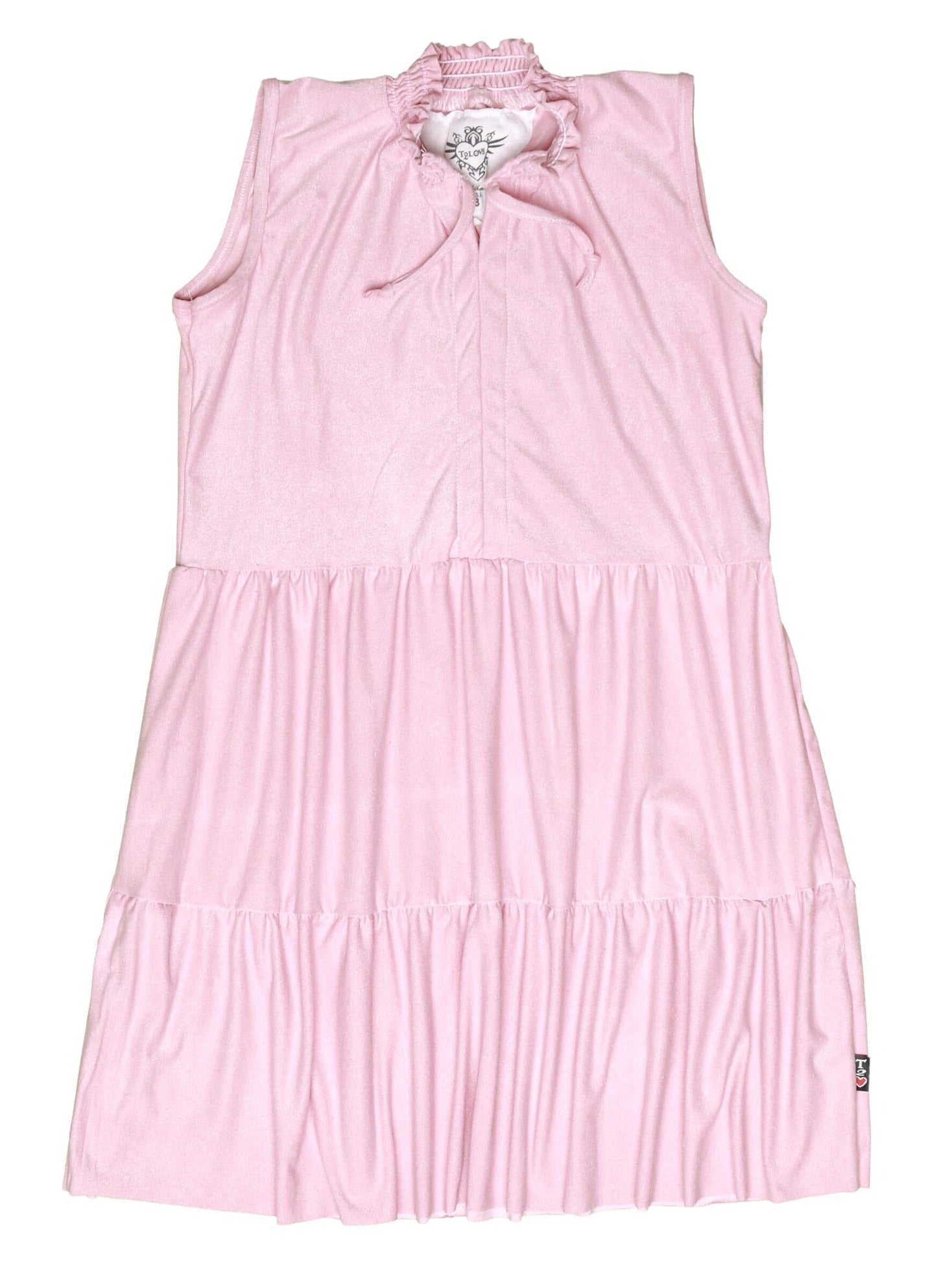 Sleeveless Tiered Dress (Microsuede)
