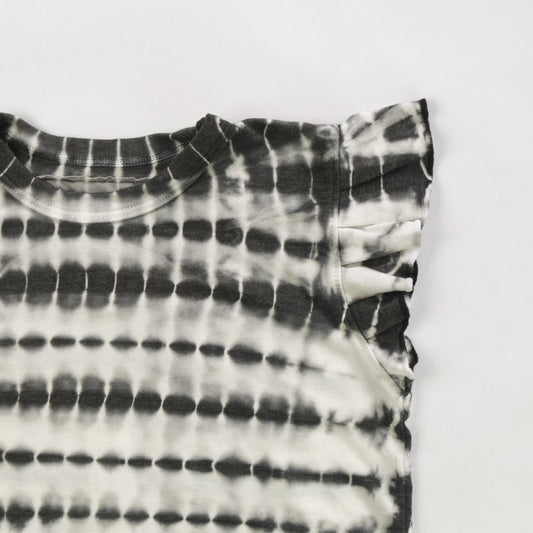 Ruffle-Sleeve Top (Bamboo Tie-Dye)