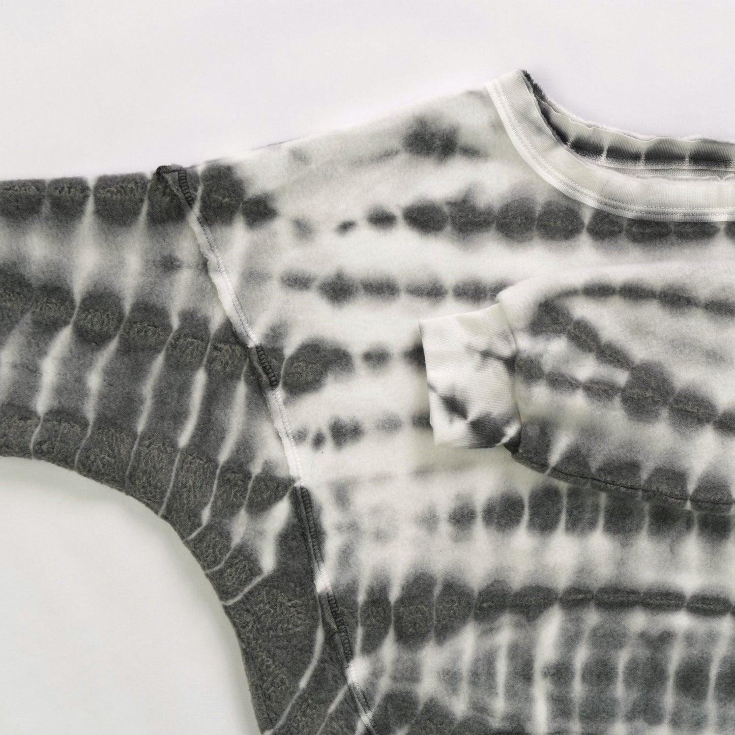Dolman Sweater Top (Reversed-Fabric Bamboo Tie-Dye)