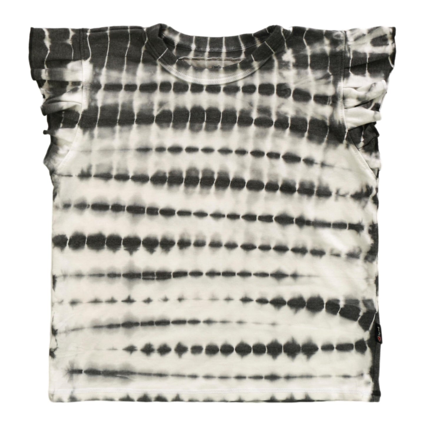 Ruffle-Sleeve Top (Bamboo Tie-Dye)
