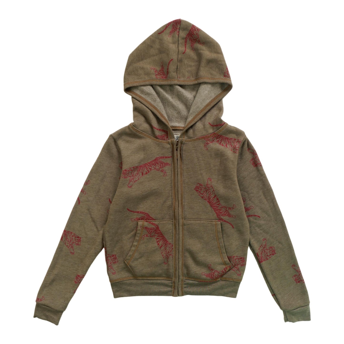 Hooded Jacket (Tiger Pattern)