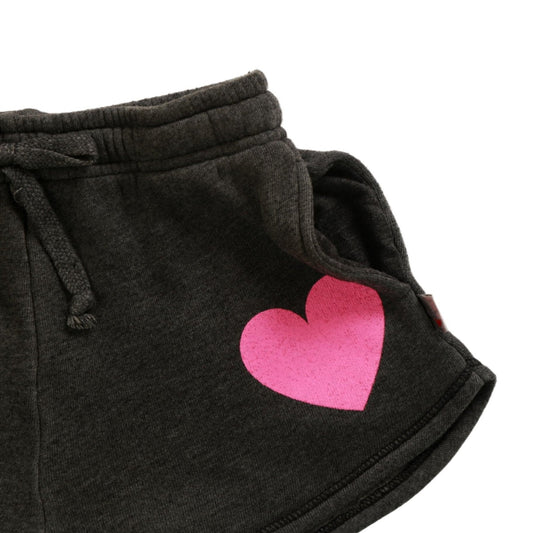 Athletic Shorts (Mini Pink Heart Print)