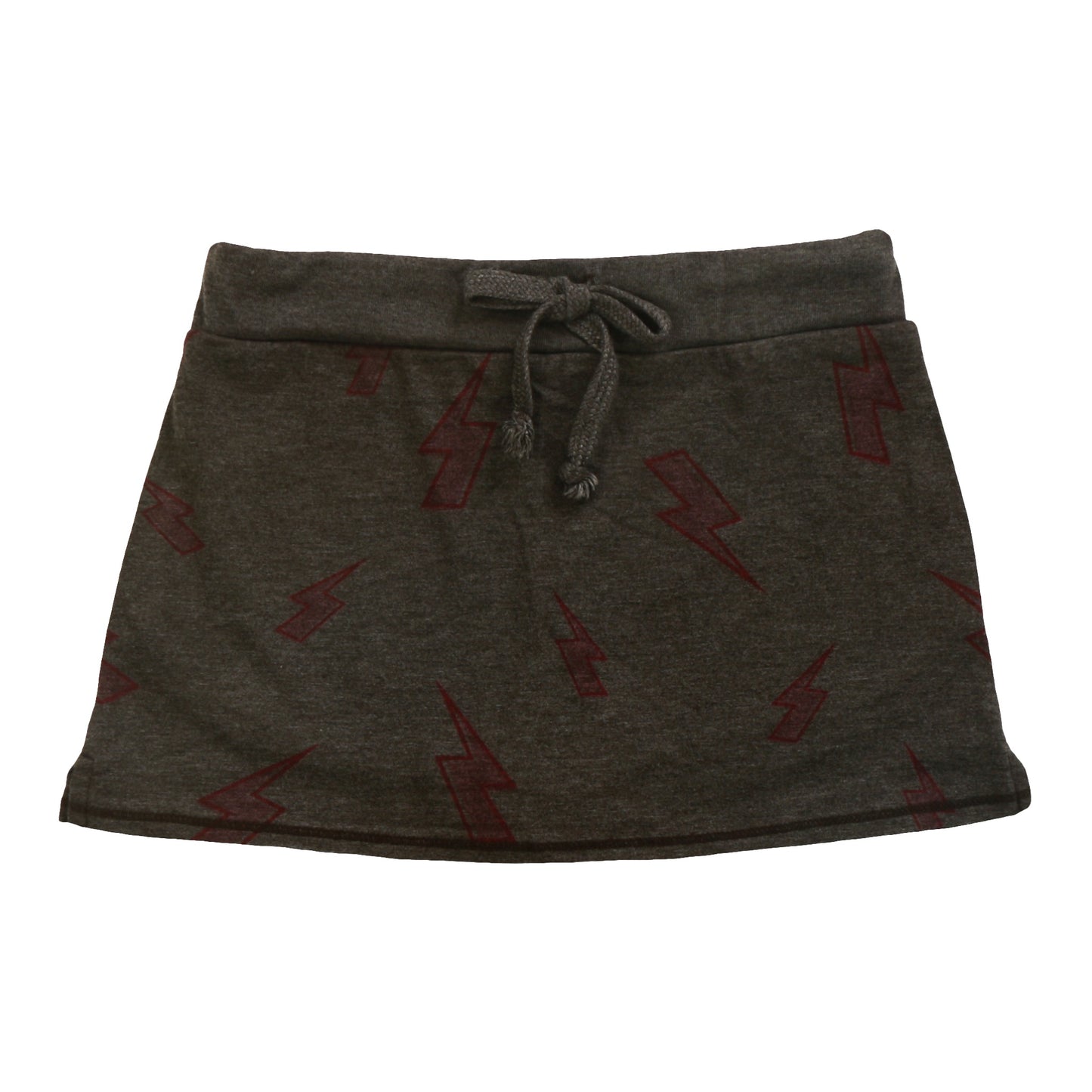 Heather Mini Skirt Shorts (Pink Bolt Pattern)