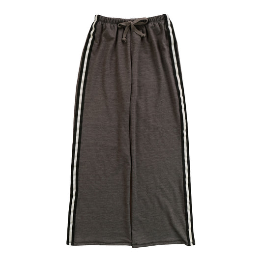 Wide Pants with Sport Stripe
