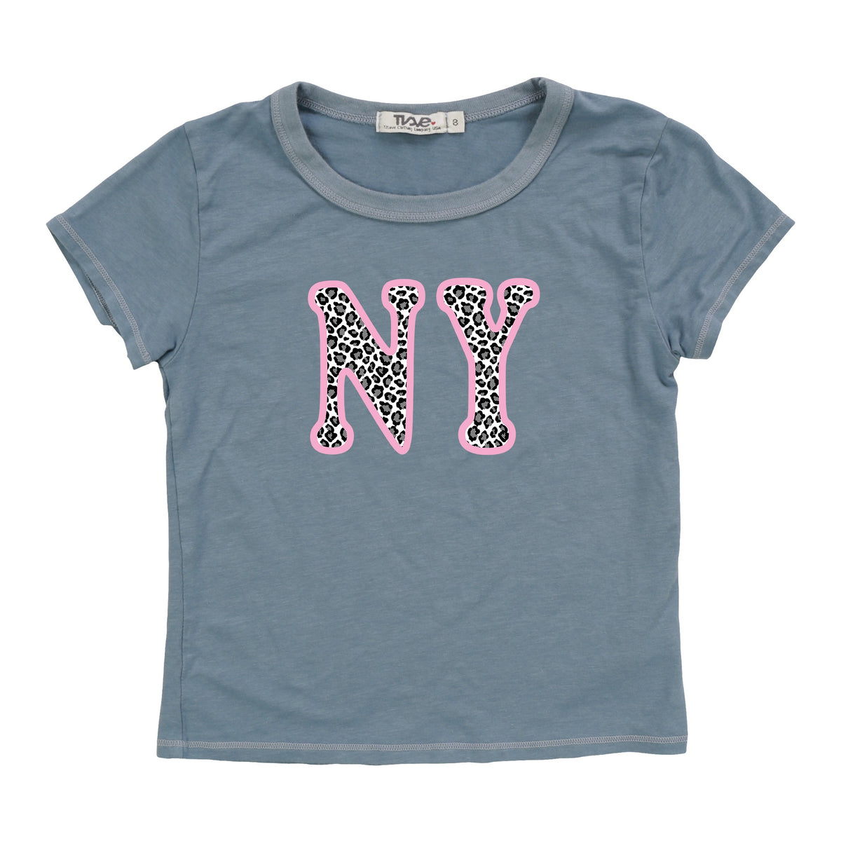 Signature Cap Sleeve Tee (NY Leopard Print)