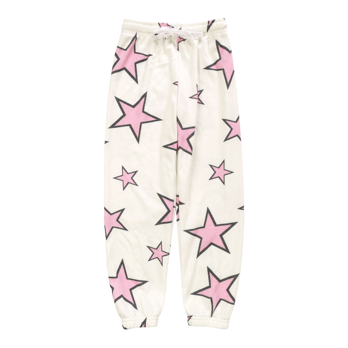 Athletic Pants (Pink Stars Pattern)