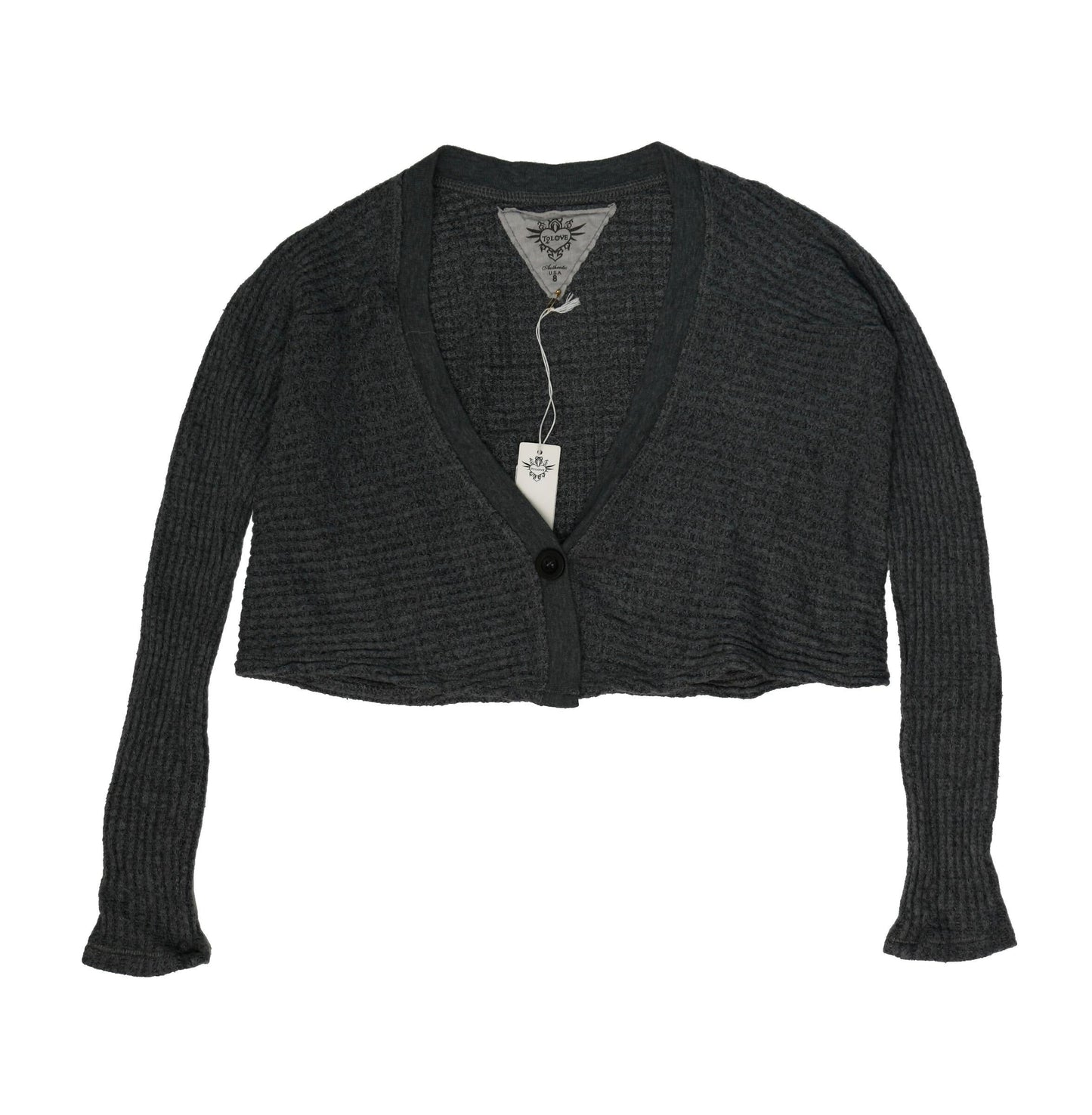 Cropped Cardigan (Brush Thermal)