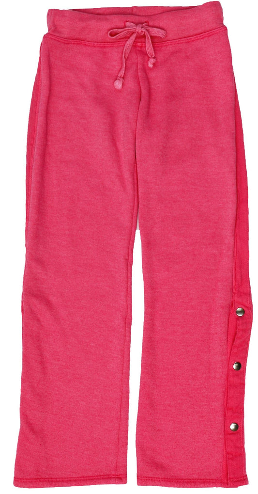Wide-Legged Pants with Side Snap Buttons