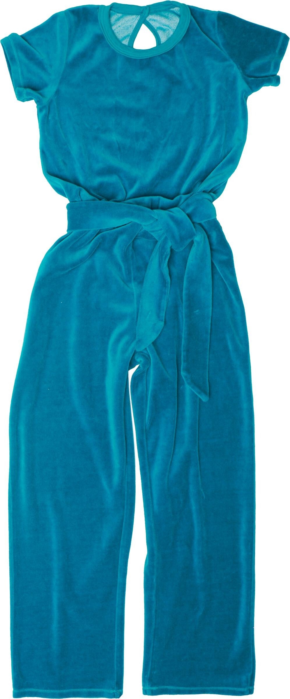 Tied-Belt Jumpsuit (Velour)