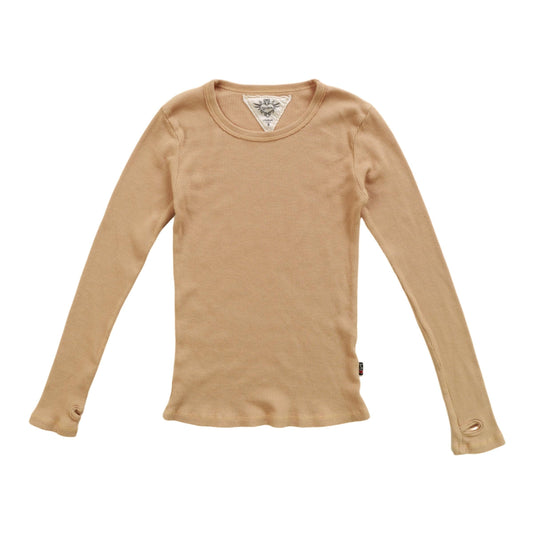 Classic Long-Sleeved Thermal Shirt with Thumbholes