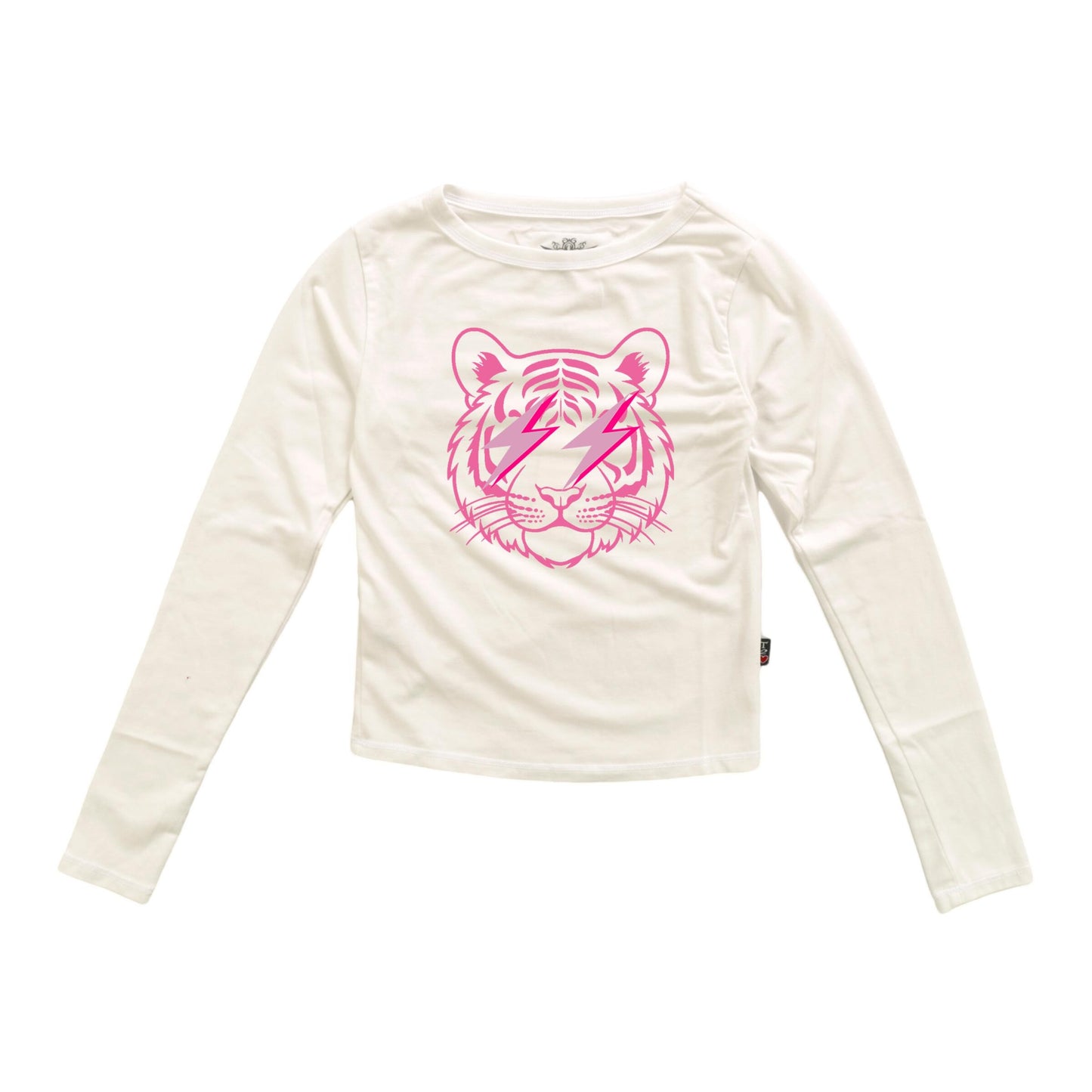 Heather Signature Long-Sleeved Shirt (Bolt-Eyes Tiger Print)