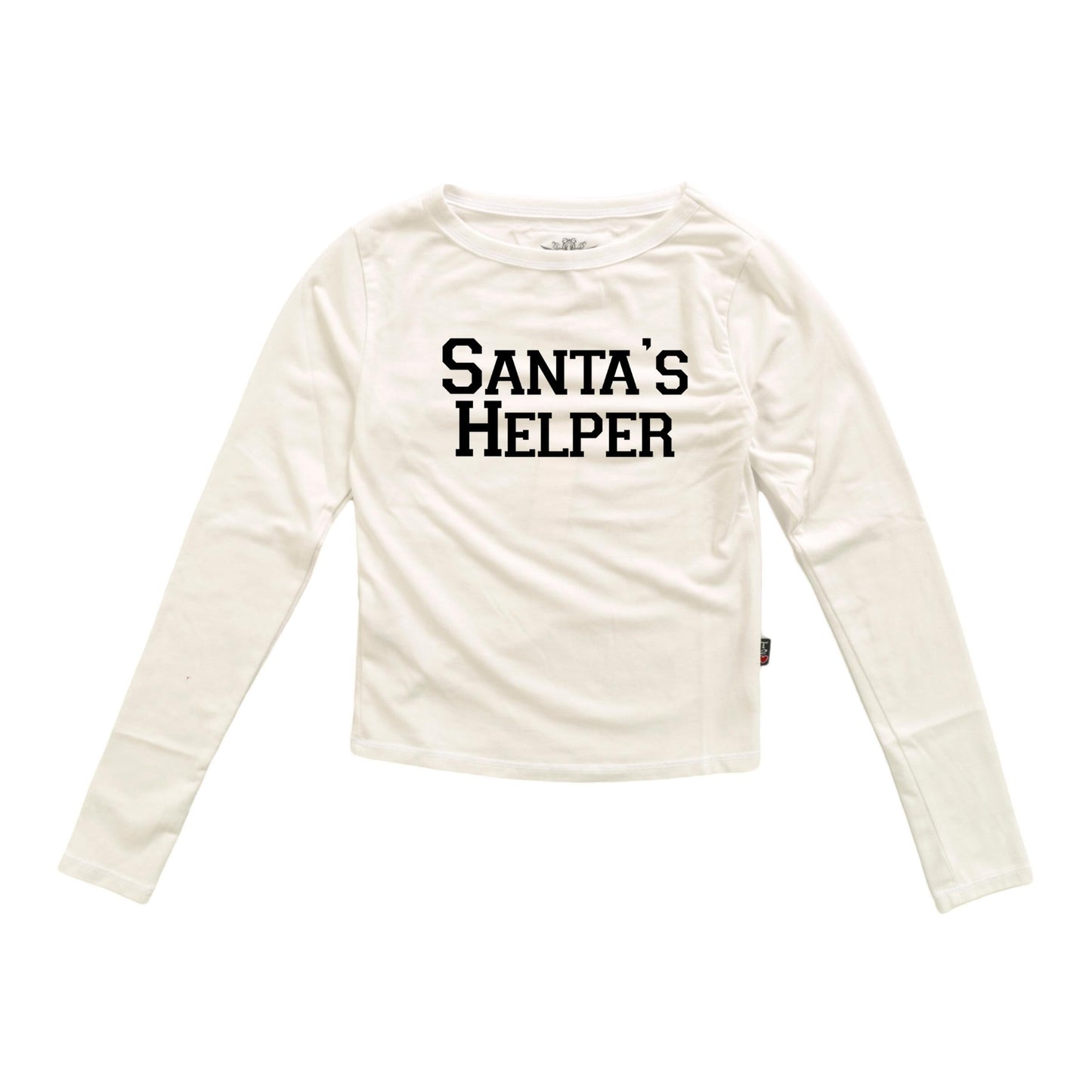 Heather Signature Long-Sleeved Shirt ("SANTA'S HELPER")