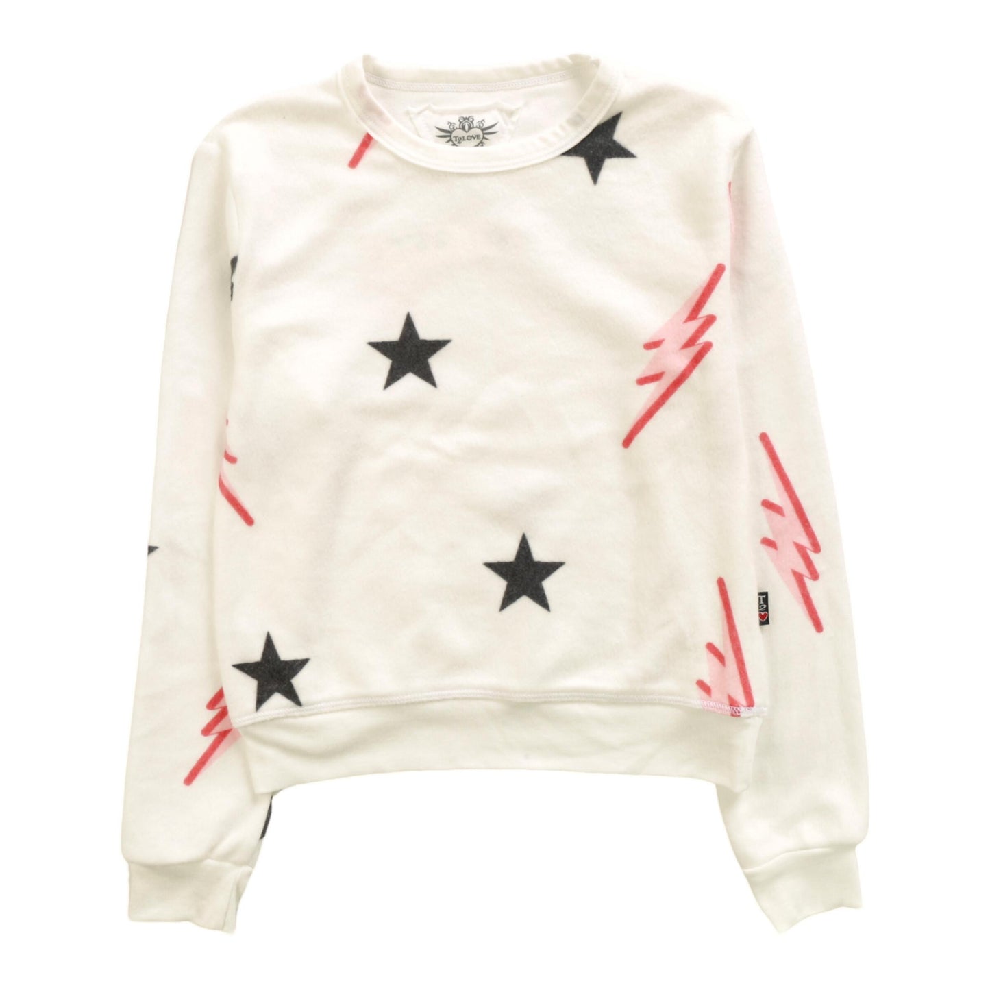 Classic Crewneck (Reversed-Fabric Stars and Bolts Pattern)