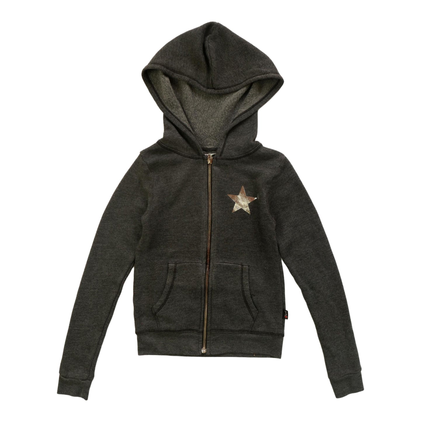 Heather Hooded Jacket (Silver Star Print)