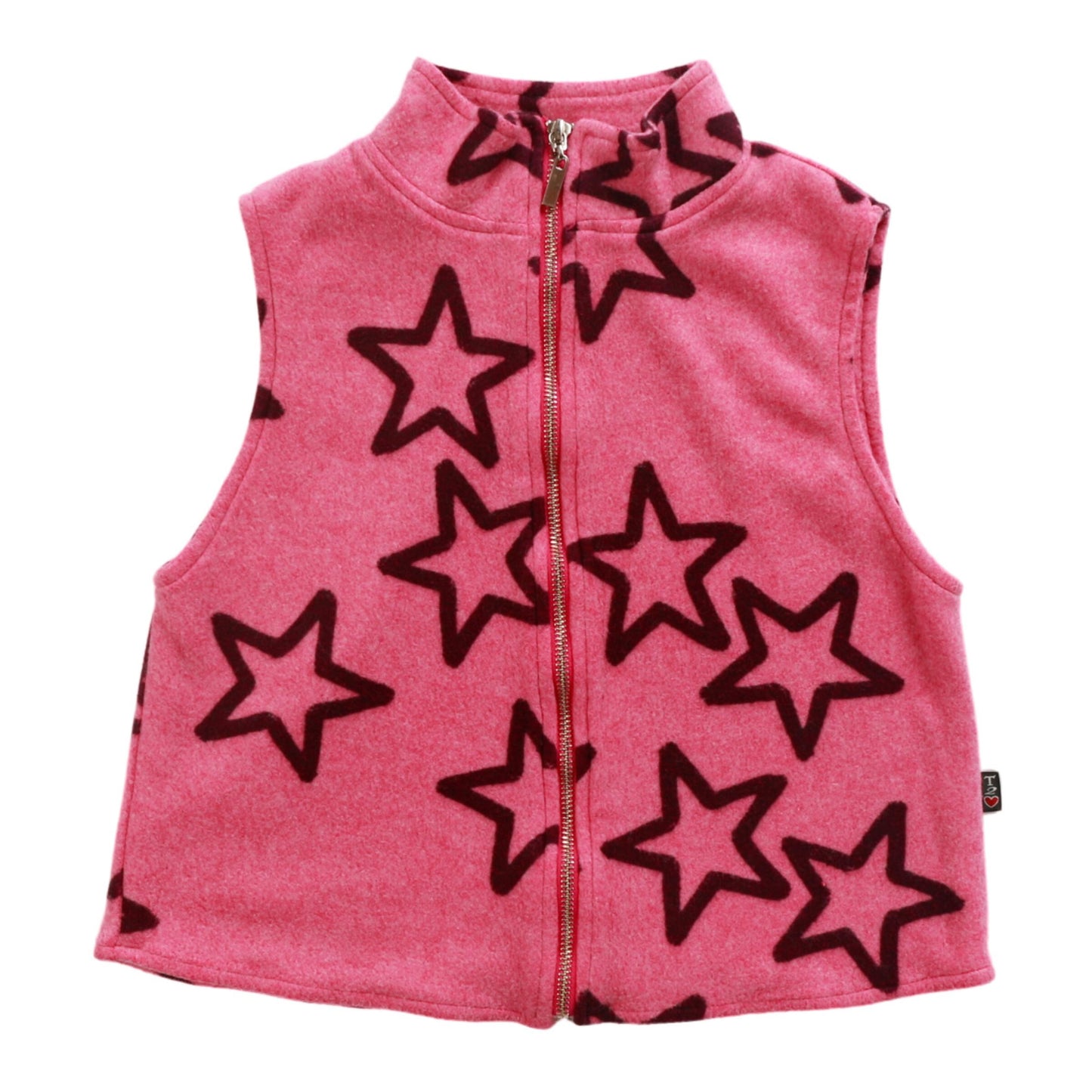 Vest (Reversed-Fabric Hollow Stars Pattern)