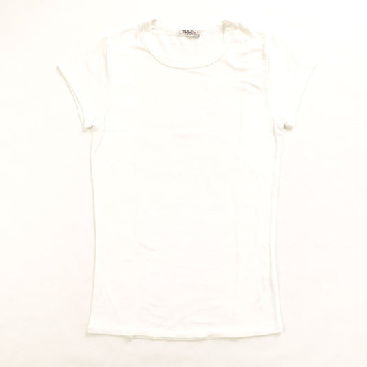 women's white cap-short-sleeve shirt