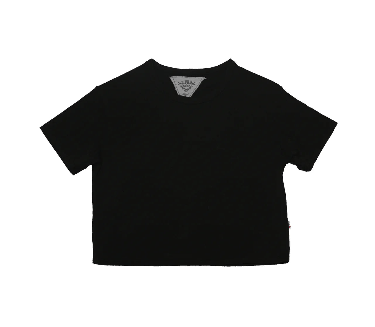 women's black wide-fit t-shirt
