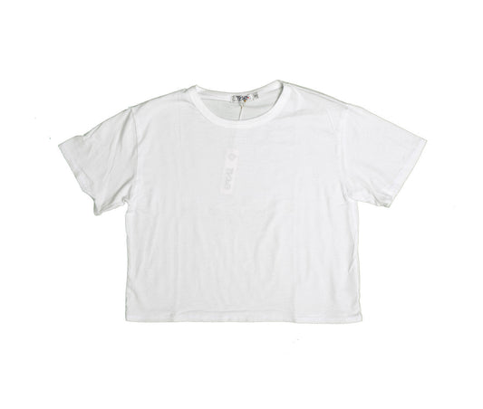 women's white wide-fit t-shirt