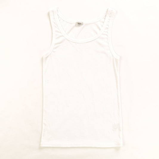 women's white tank top