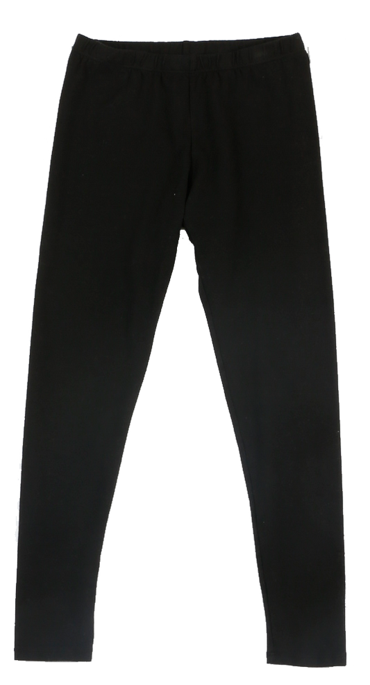women's black full-length leggings