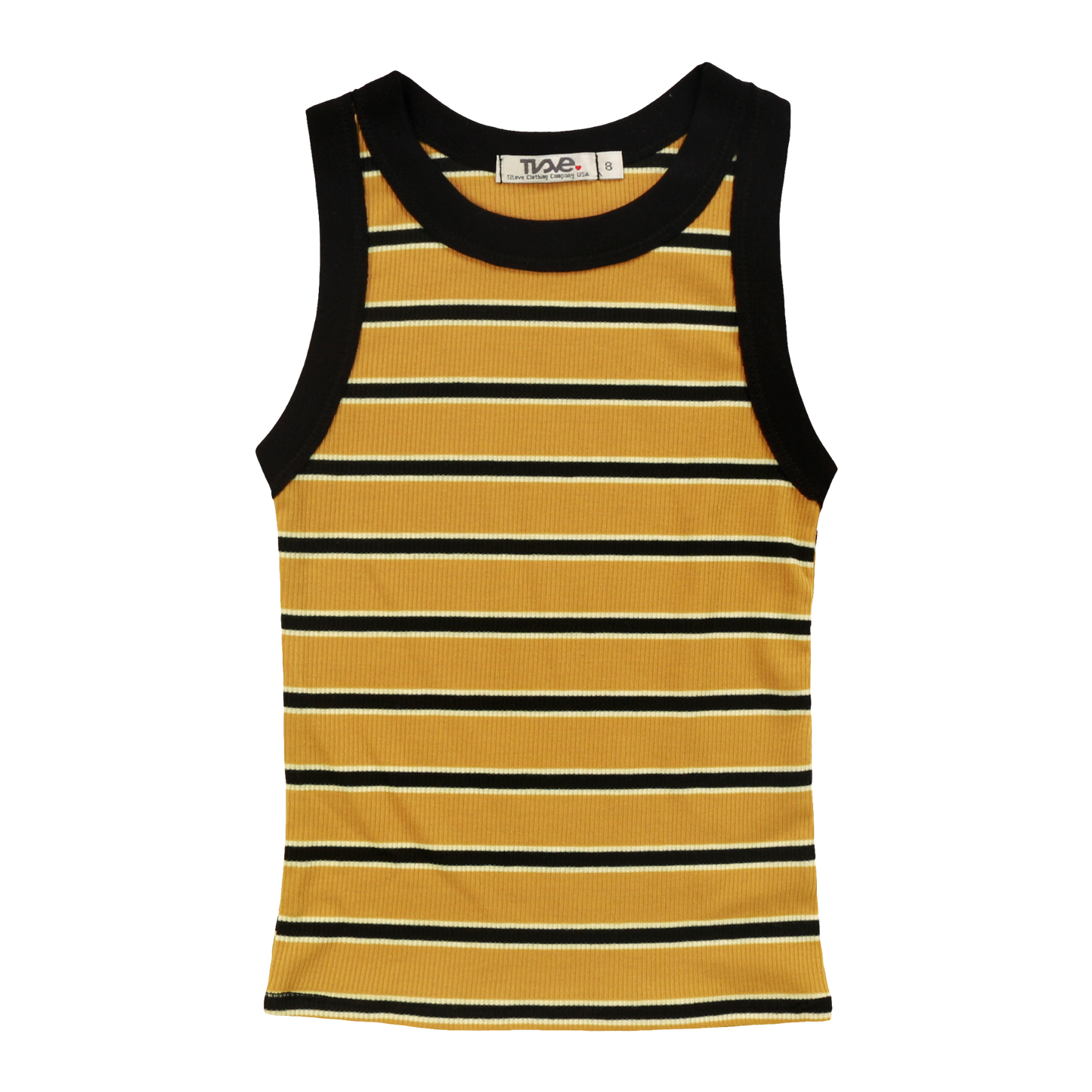 Crew Tank (Black Stripes)